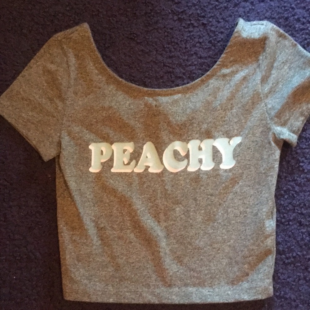 Peachy crop top